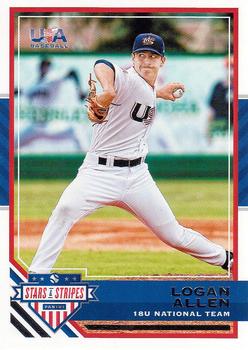 2017 Panini USA Baseball Stars & Stripes #35 Logan Allen Front