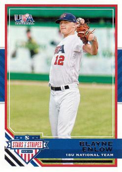 2017 Panini USA Baseball Stars & Stripes #38 Blayne Enlow Front