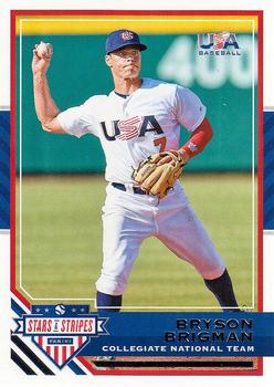 2017 Panini USA Baseball Stars & Stripes #91 Bryson Brigman Front