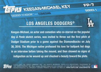 2017 Topps - First Pitch #FP-7 Keegan-Michael Key Back