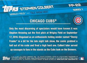 2017 Topps - First Pitch #FP-22 Stephen Colbert Back