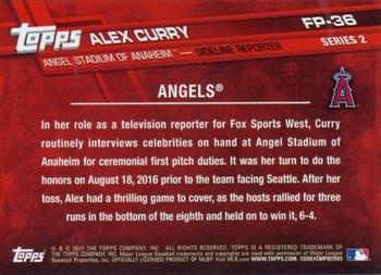 2017 Topps - First Pitch #FP-36 Alex Curry Back