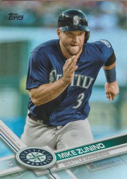 2017 Topps - Rainbow Foil #343 Mike Zunino Front