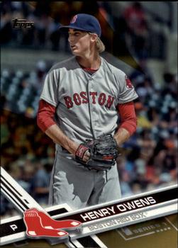 2017 Topps - Gold #69 Henry Owens Front