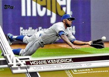 2017 Topps - Gold #107 Howie Kendrick Front