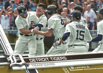 2017 Topps - Gold #394 Detroit Tigers Front