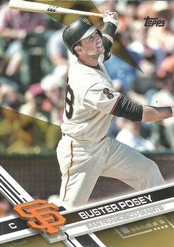 2017 Topps - Gold #675 Buster Posey Front