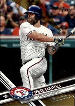 2017 Topps - Gold #681 Mike Napoli Front