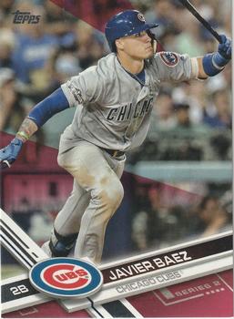 2017 Topps - Mother's Day Hot Pink #442 Javier Baez Front