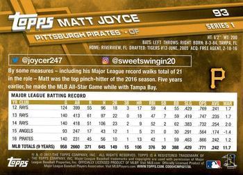 2017 Topps - Negative #93 Matt Joyce Back