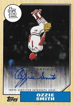 2017 Topps - 1987 Topps Baseball 30th Anniversary Autographs #1987A-OS Ozzie Smith Front