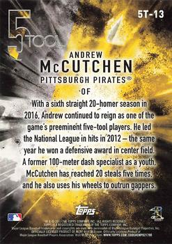 2017 Topps - 5 Tool #5T-13 Andrew McCutchen Back