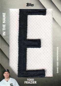 2017 Topps - In the Name Jersey Patch #ITN-TF Todd Frazier Front