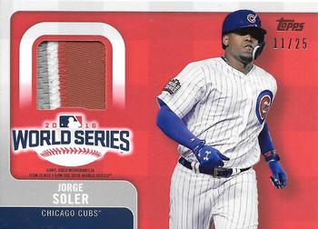 2017 Topps - World Series Champion Relics Red #WCR-JS Jorge Soler Front