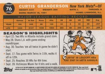 2017 Topps Archives #76 Curtis Granderson Back