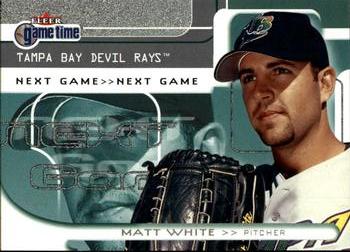 2001 Fleer Game Time #96 Matt White Front
