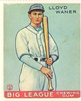 1982 Dover Publications Reprints National League #164 Lloyd Waner Front