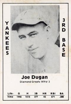 1979 TCMA Diamond Greats #3 Joe Dugan Front