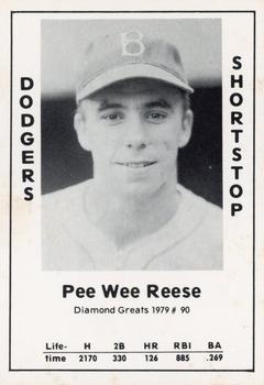 1979 TCMA Diamond Greats #90 Pee Wee Reese Front