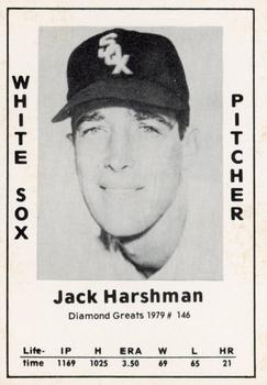 1979 TCMA Diamond Greats #146 Jack Harshman Front