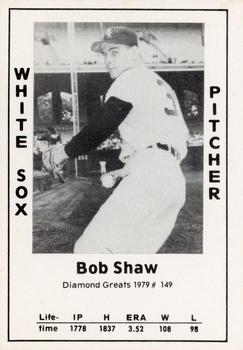 1979 TCMA Diamond Greats #149 Bob Shaw Front