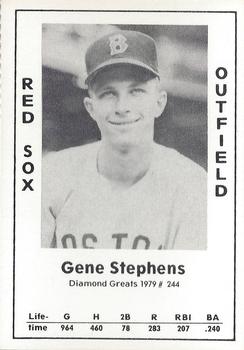 1979 TCMA Diamond Greats #244 Gene Stephens Front