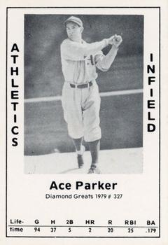 1979 TCMA Diamond Greats #327 Ace Parker Front