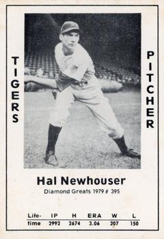 1979 TCMA Diamond Greats #395 Hal Newhouser Front