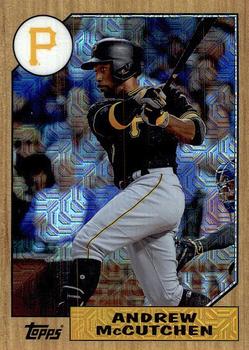 2017 Topps - 1987 Topps Baseball 30th Anniversary Chrome Silver Pack (Series One) #87-AM Andrew McCutchen Front