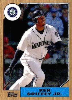 2017 Topps - 1987 Topps Baseball 30th Anniversary Chrome Silver Pack (Series One) #87-KG Ken Griffey Jr. Front
