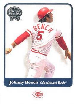 2001 Fleer Greats of the Game #107 Johnny Bench Front