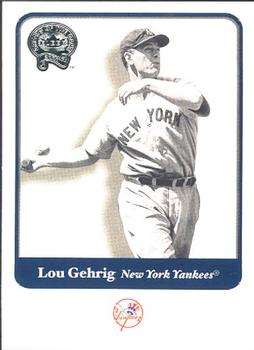 2001 Fleer Greats of the Game #54 Lou Gehrig Front