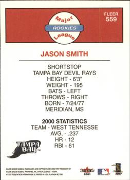 2001 Fleer Platinum #559 Jason Smith Back