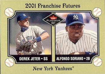 2001 Fleer Platinum #481 Derek Jeter / Alfonso Soriano Front