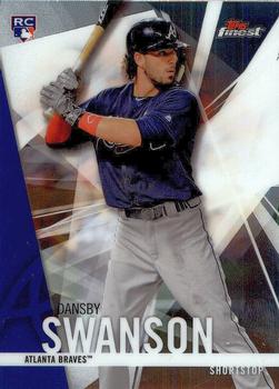 2017 Finest #32 Dansby Swanson Front