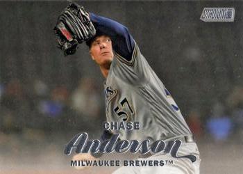 2017 Stadium Club #284 Chase Anderson Front