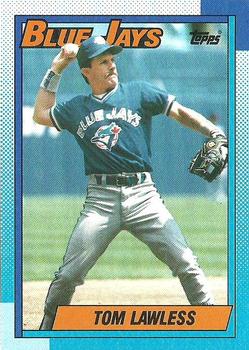 1990 Topps #49 Tom Lawless Front