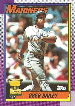 1990 Topps #288 Greg Briley Front