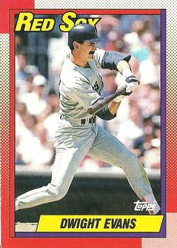 1990 Topps #375 Dwight Evans Front