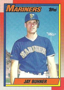 1990 Topps #554 Jay Buhner Front