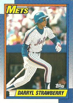 1990 Topps #600 Darryl Strawberry Front