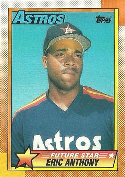 1990 Topps #608 Eric Anthony Front
