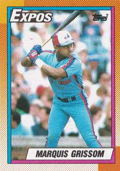 1990 Topps #714 Marquis Grissom Front