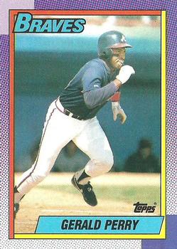 1990 Topps #792 Gerald Perry Front