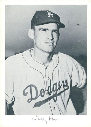 1961 Danny Goodman Los Angeles Dodgers Set B #NNO Wally Moon Front
