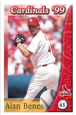 1999 St. Louis Cardinals Police #NNO Alan Benes Front