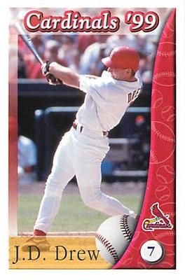 1999 St. Louis Cardinals Police #NNO J.D. Drew Front
