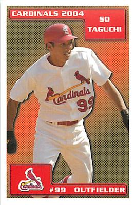 2004 St. Louis Cardinals Police #NNO So Taguchi Front