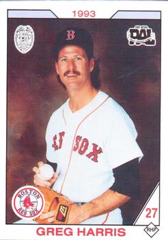 1993 Fort Myers PAL Boston Red Sox #13 Greg Harris Front
