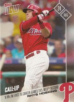 2017 Topps Now #517 Rhys Hoskins Front